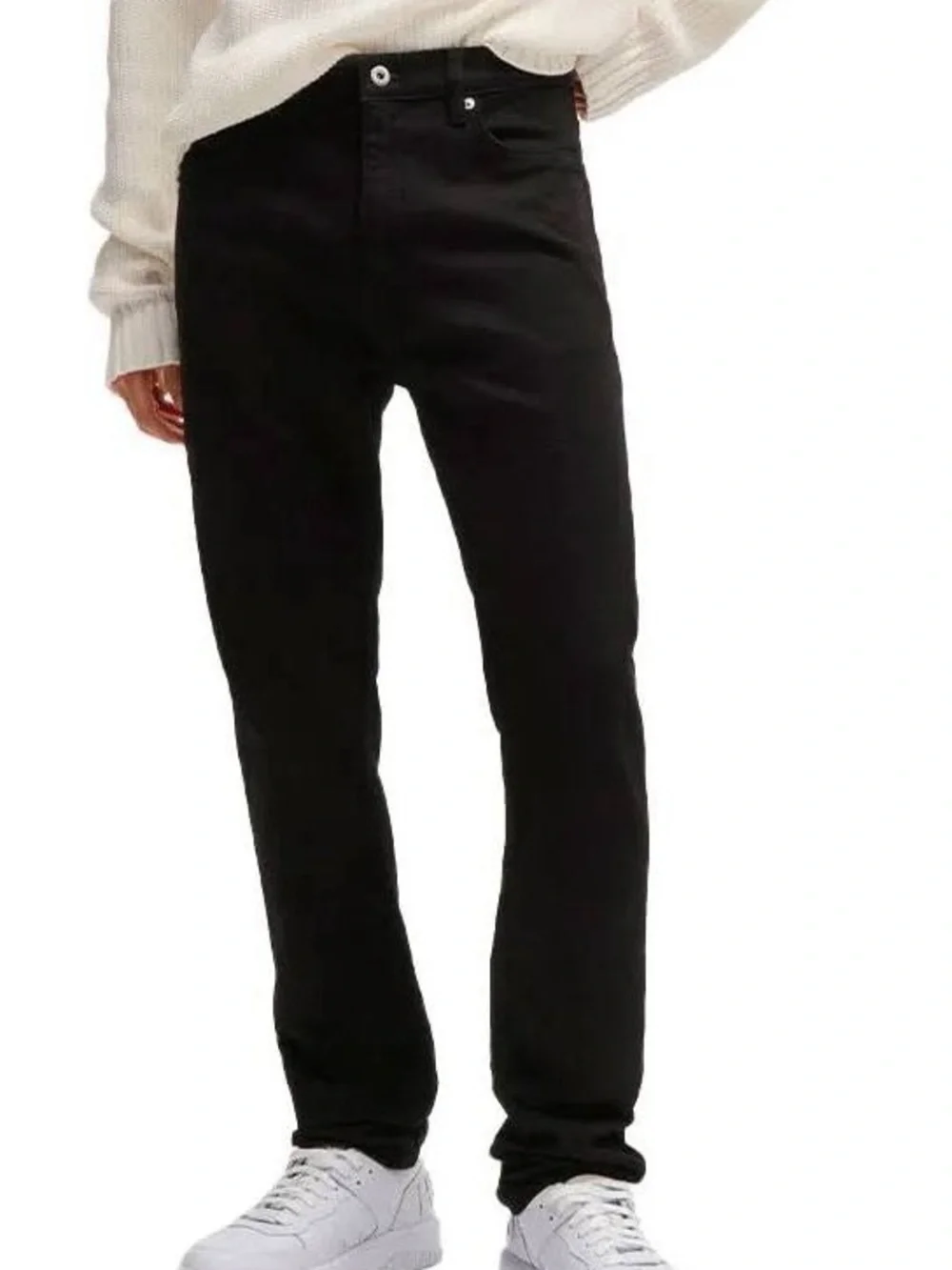 HUGO Boss Men Size W32xL32 Black Denim Ash Slim Fit Jeans NWT